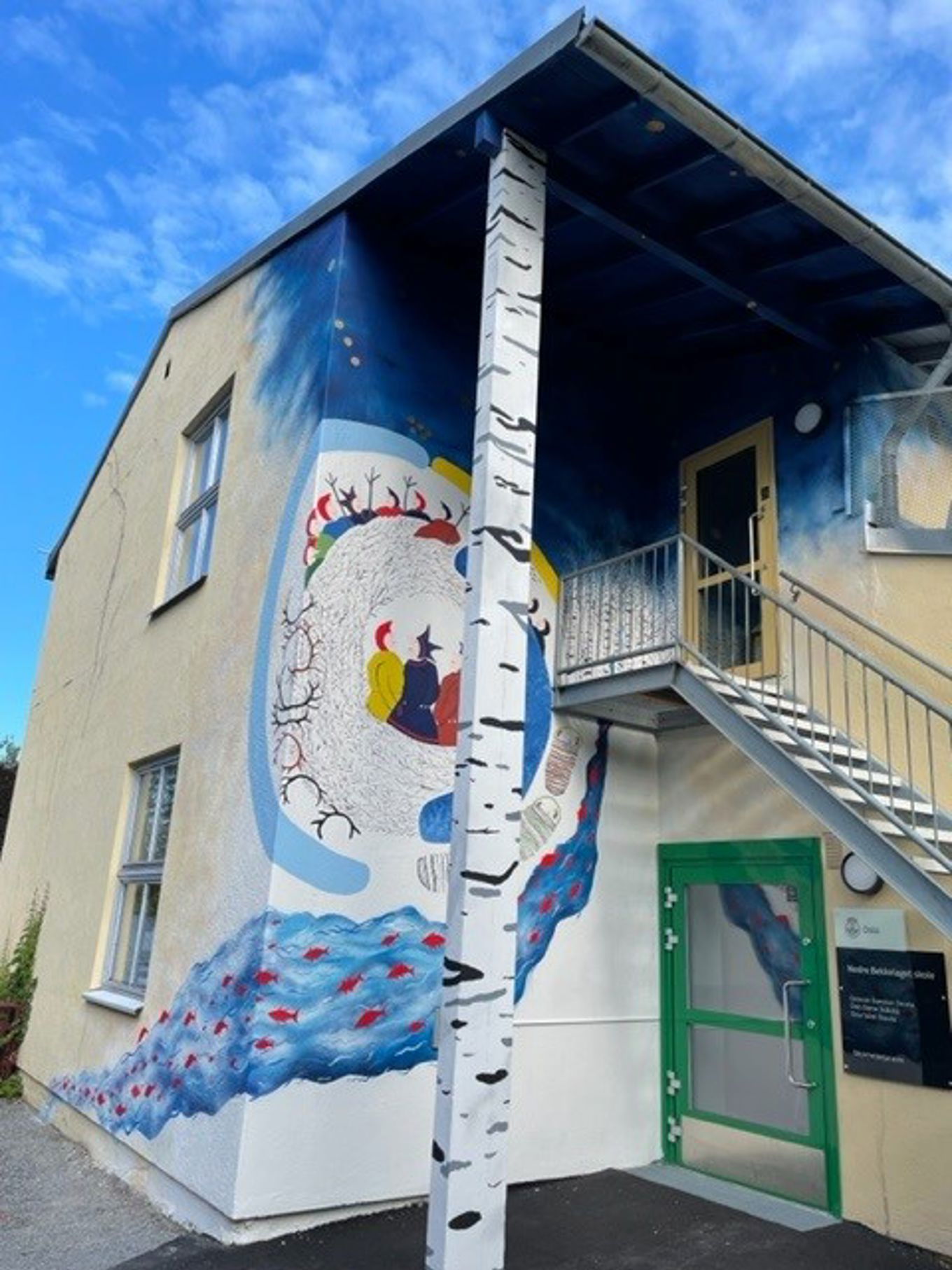Foto: Oslo Samiske skole Veggkunst