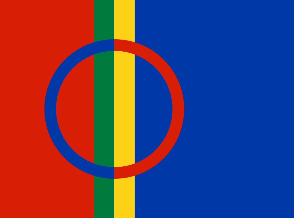 Foto: NDLA Samisk flagg