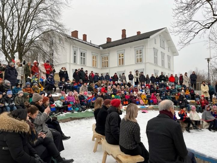 Markering Samenes nasjonaldag på Nedre Bekkelaget skole
